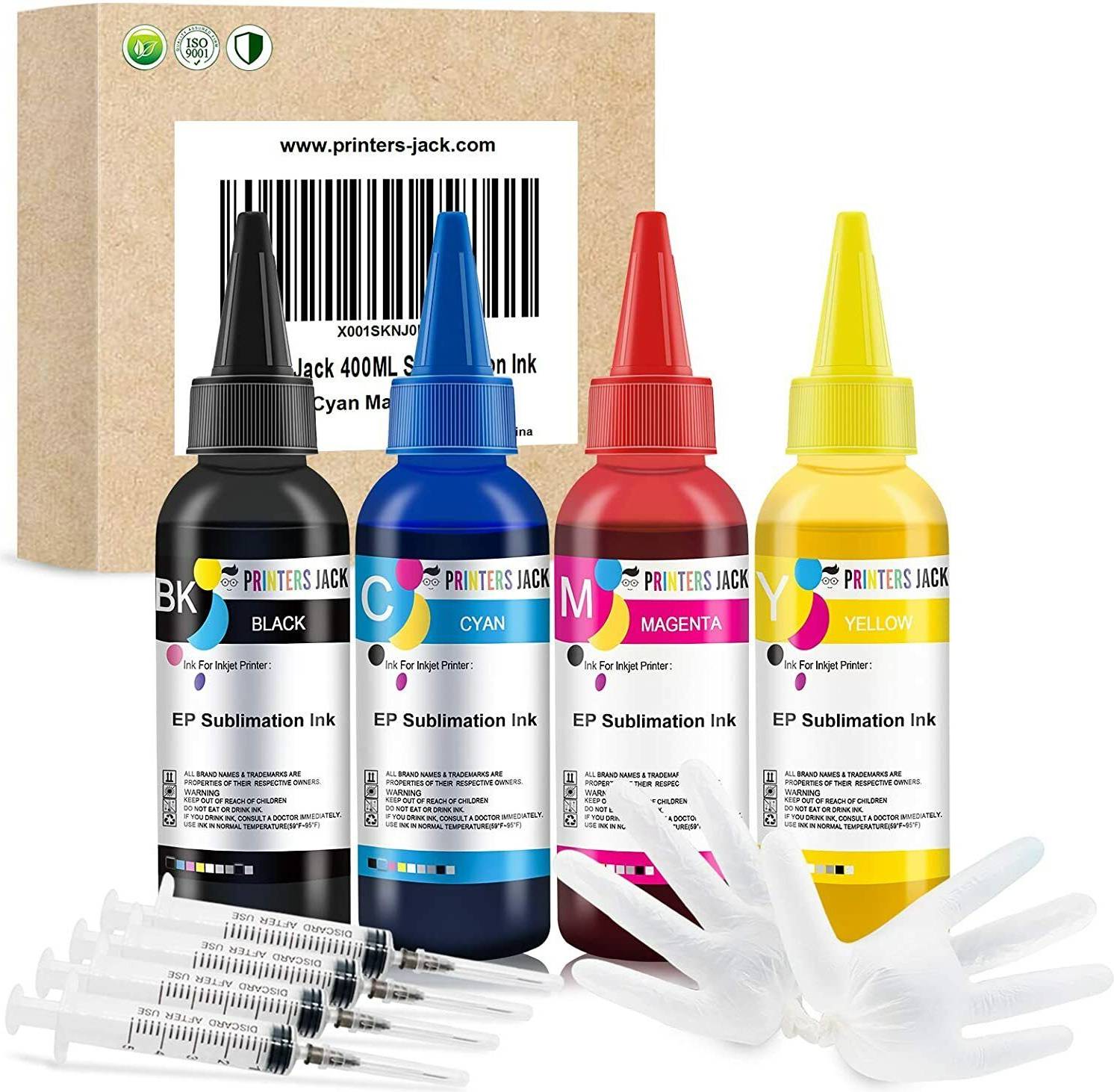Sublimation ink Printers Jack Printers Jack Sublimation Ink Refill - 4 Color