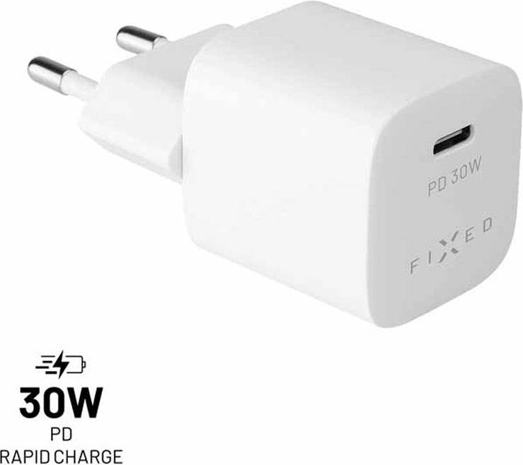Chargeur Réseau Mini 30W Blanc