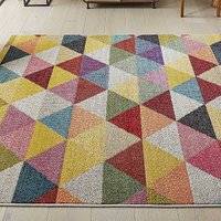 Concept Looms Carnaval Triangles Rug - Multi Multicolour