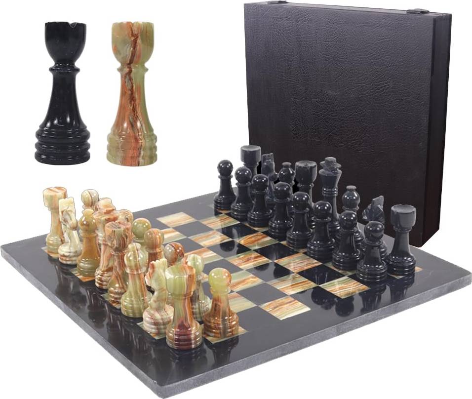 Marble Range Marble Chess Set 15 Inches