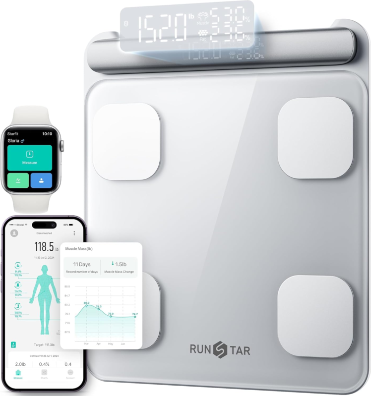 Body fat scale RunSTAR Smart Scale for Body Weight