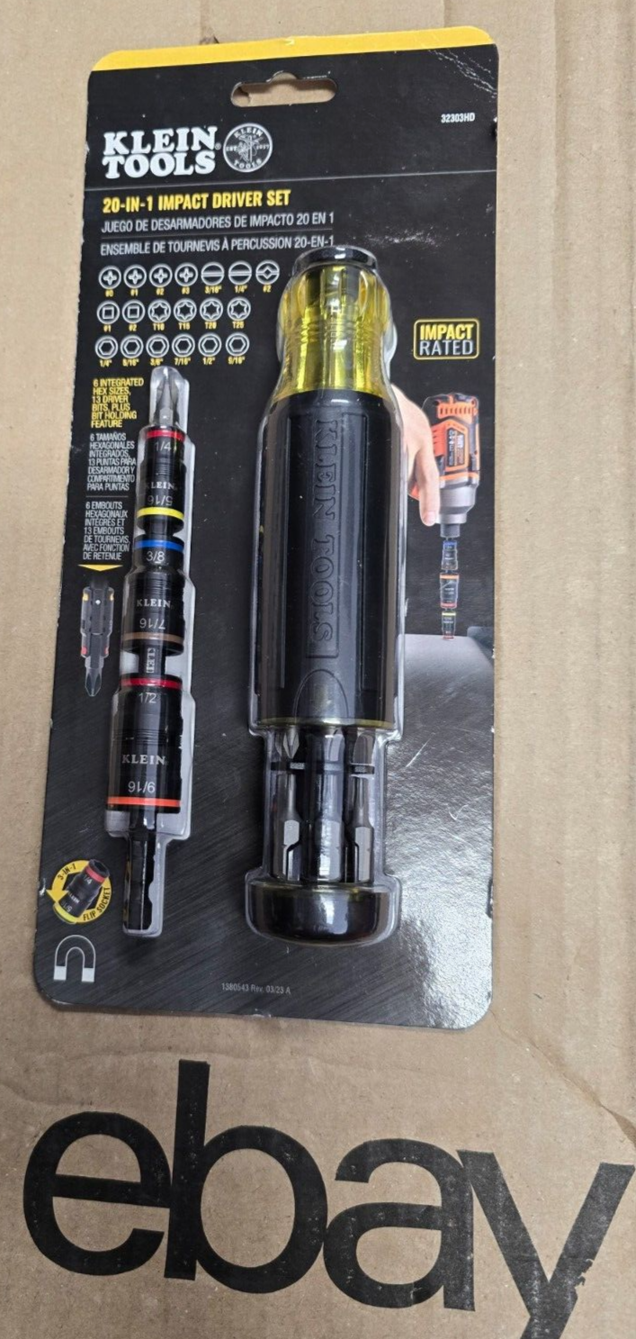 Klein Tools Multi-Bit Screwdriver Set Bit Screwdriver
