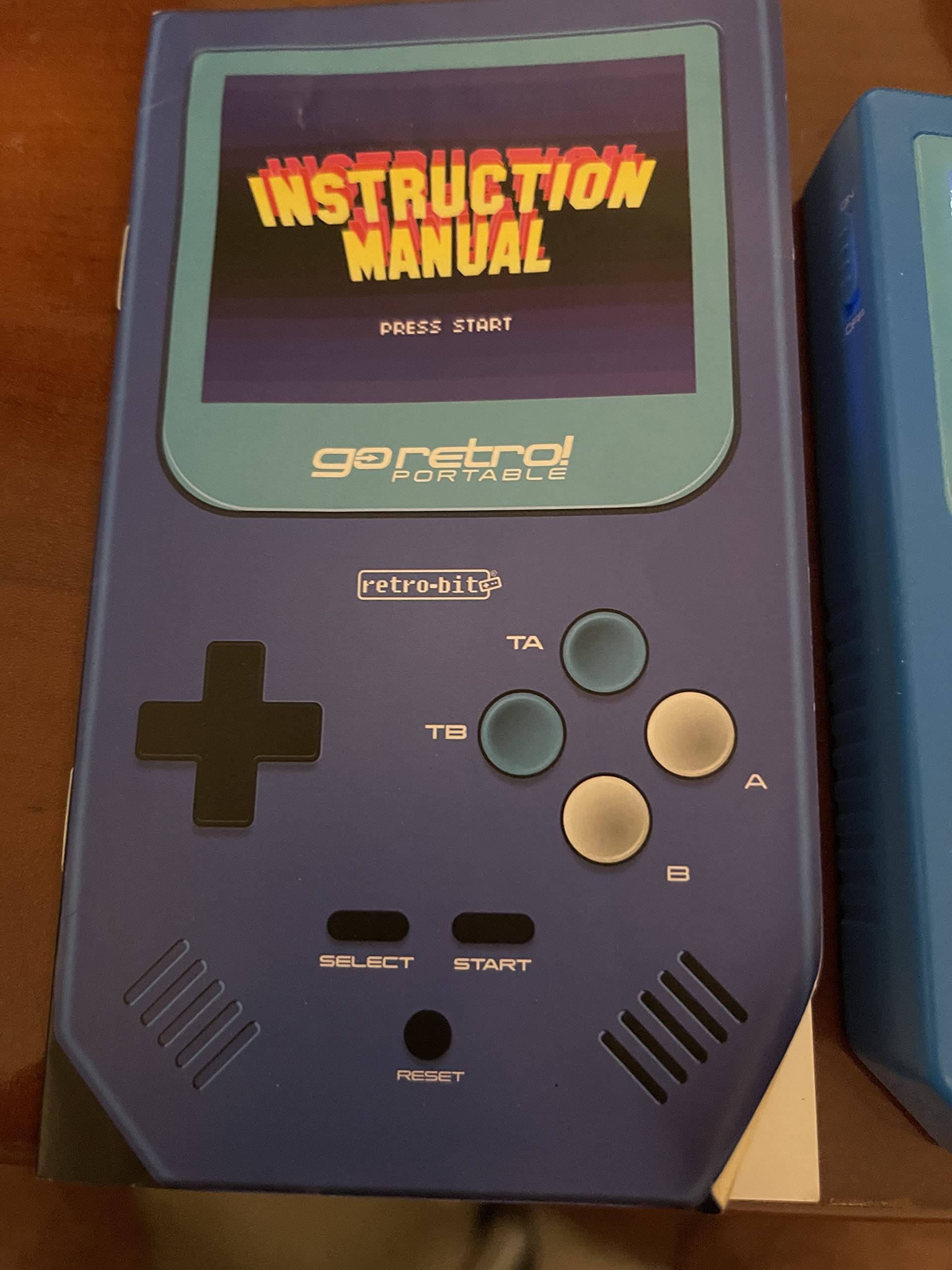 Retro video games Retro-Bit Go Retro Portable NES SNES SFC SEGA 250 games Build In Handhold System Blue