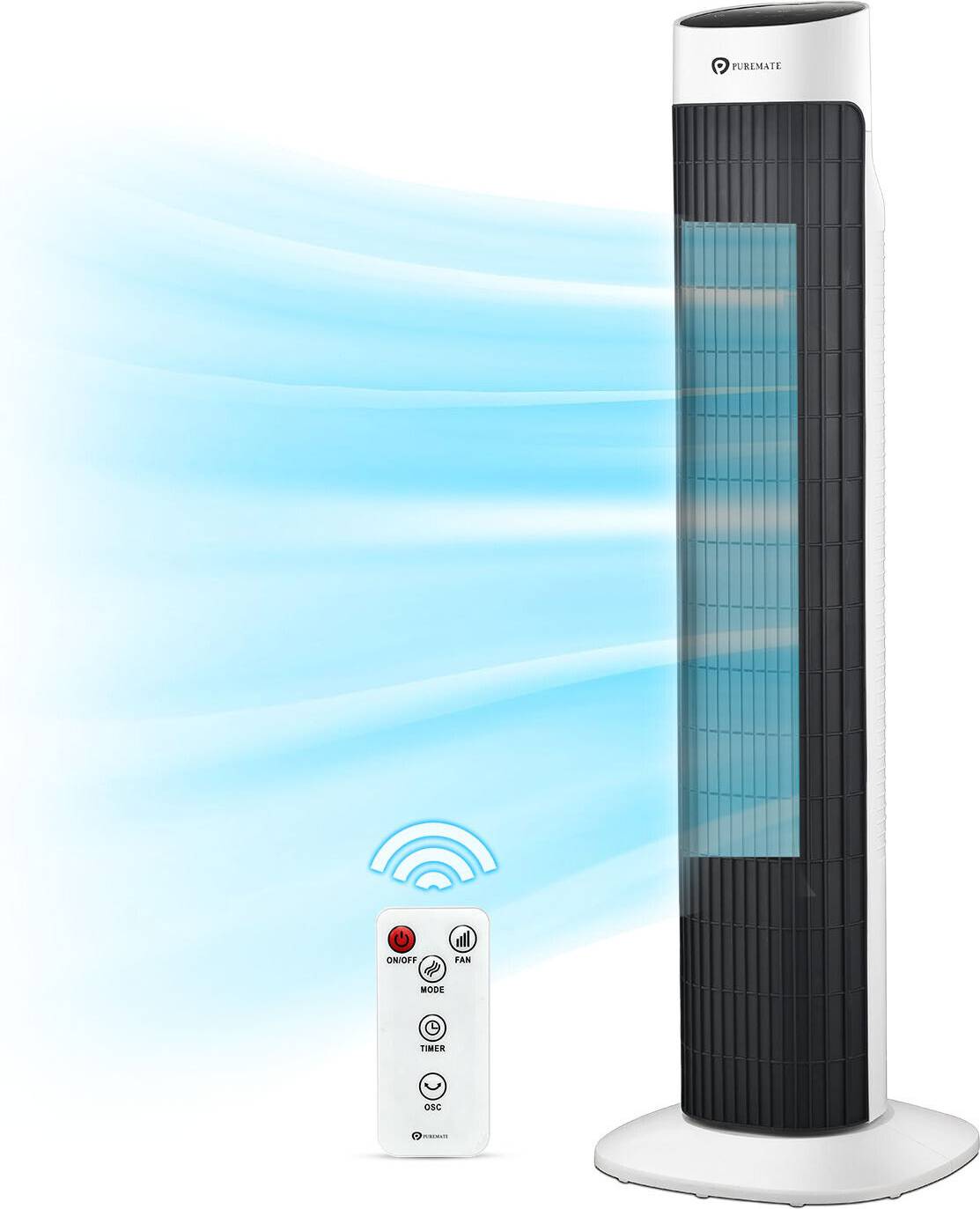 PureMate 32-Inch Oscillating Tower Fan