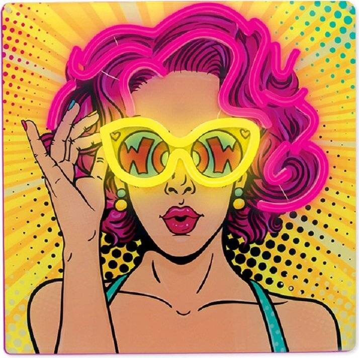 Forever Light LED Neon ART Power Woman