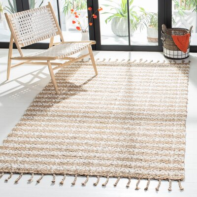 Beigeivory Rectangle 3' x 5' Area Rug