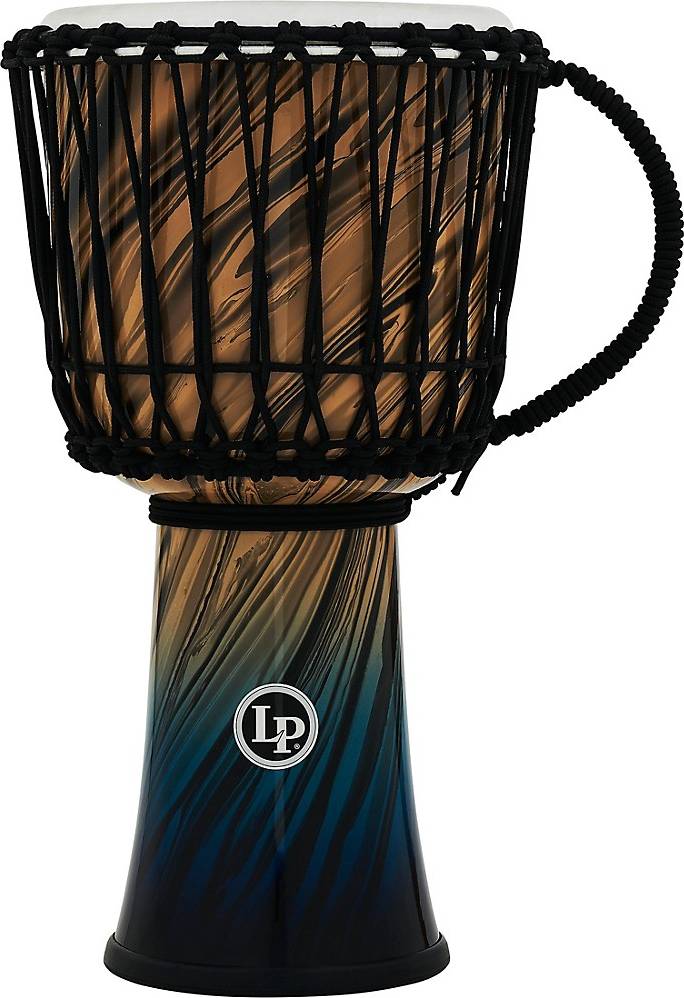 LP Performer Rope Tuned Djembe 10 In Blue Fade