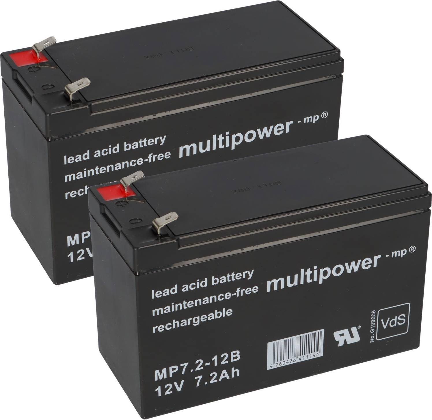 Multipower Ersatzakku Kompatibel APC Dell USV RBC5 RBC9 RBC22 RBC32 RBC33 RBC48 MP