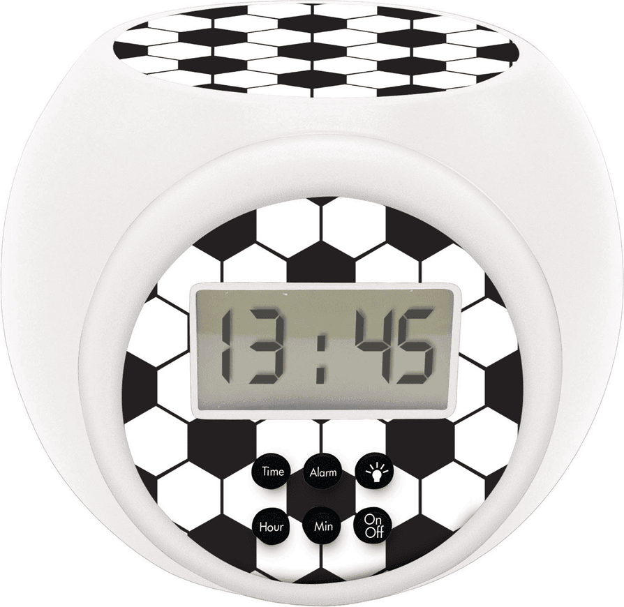 Football Edition Projector Alarm Clock