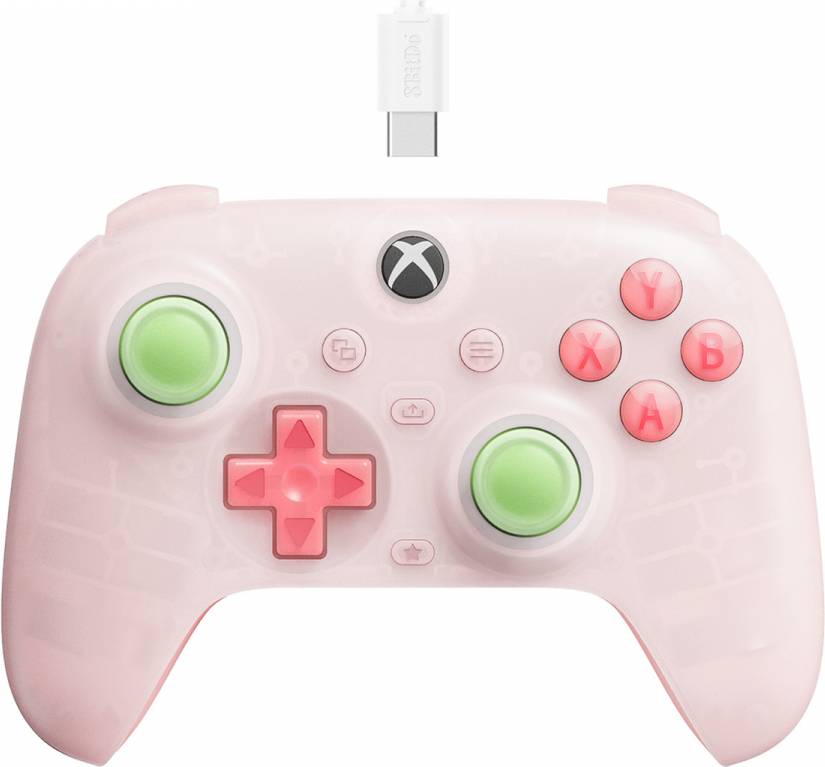 Ultimate Mini Wired Controller- Translucent Pink