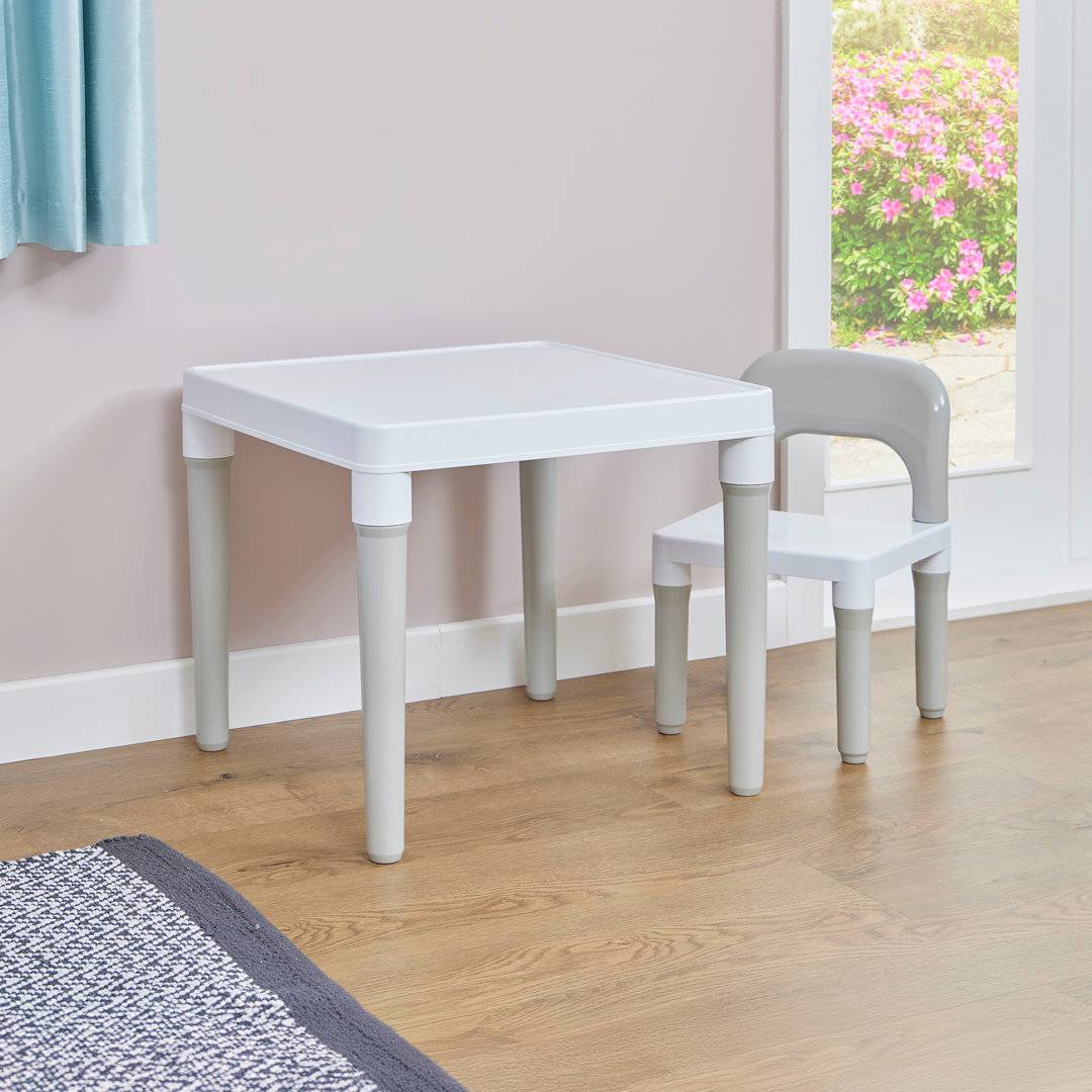 Isabelle & Max Rivka Kids 2 Piece Square Table and Chair Set
