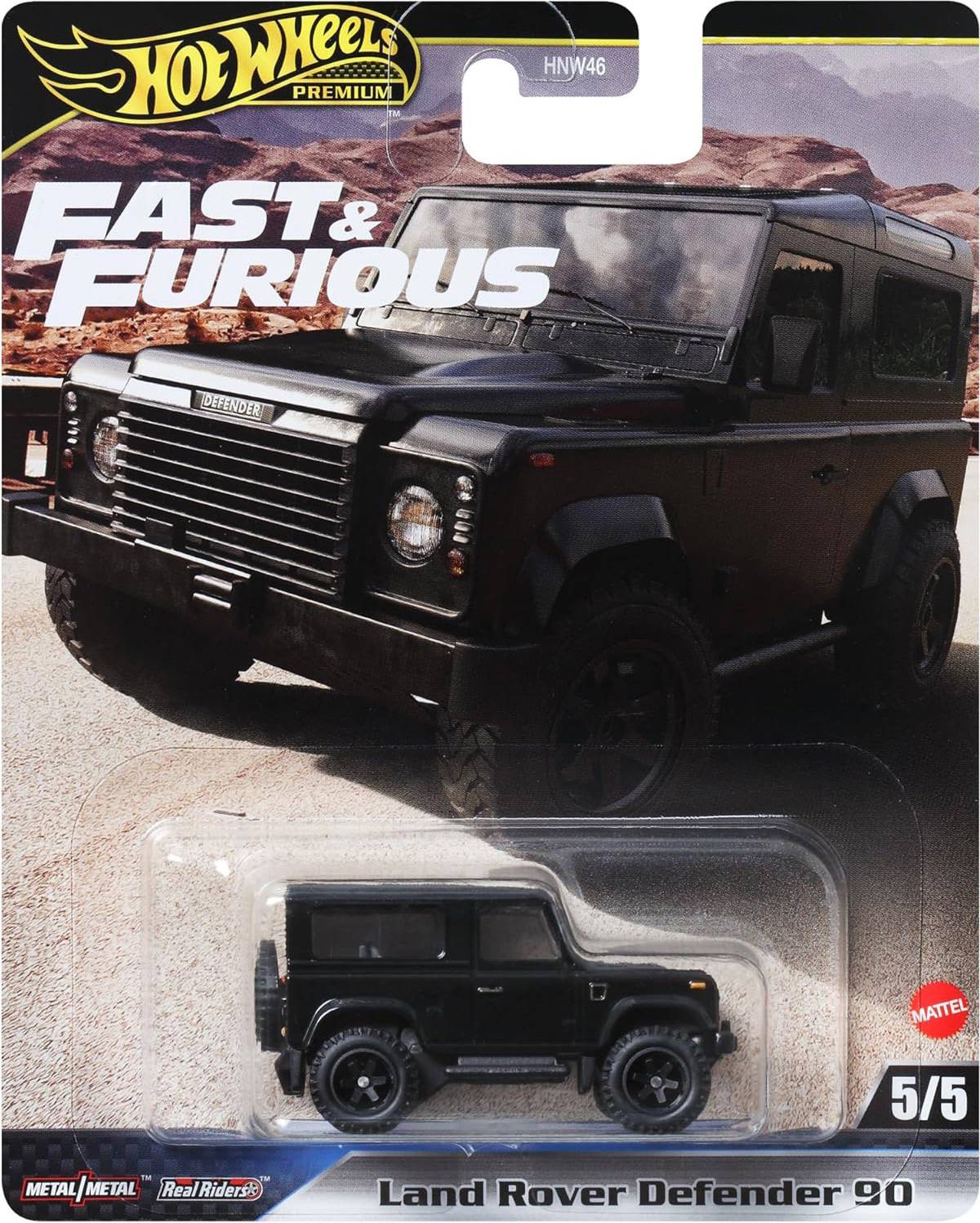 Hot Wheels Land Rover Defender 90 5 5