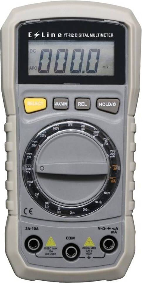 E-Line Digital Multimeter With Sound And Light
