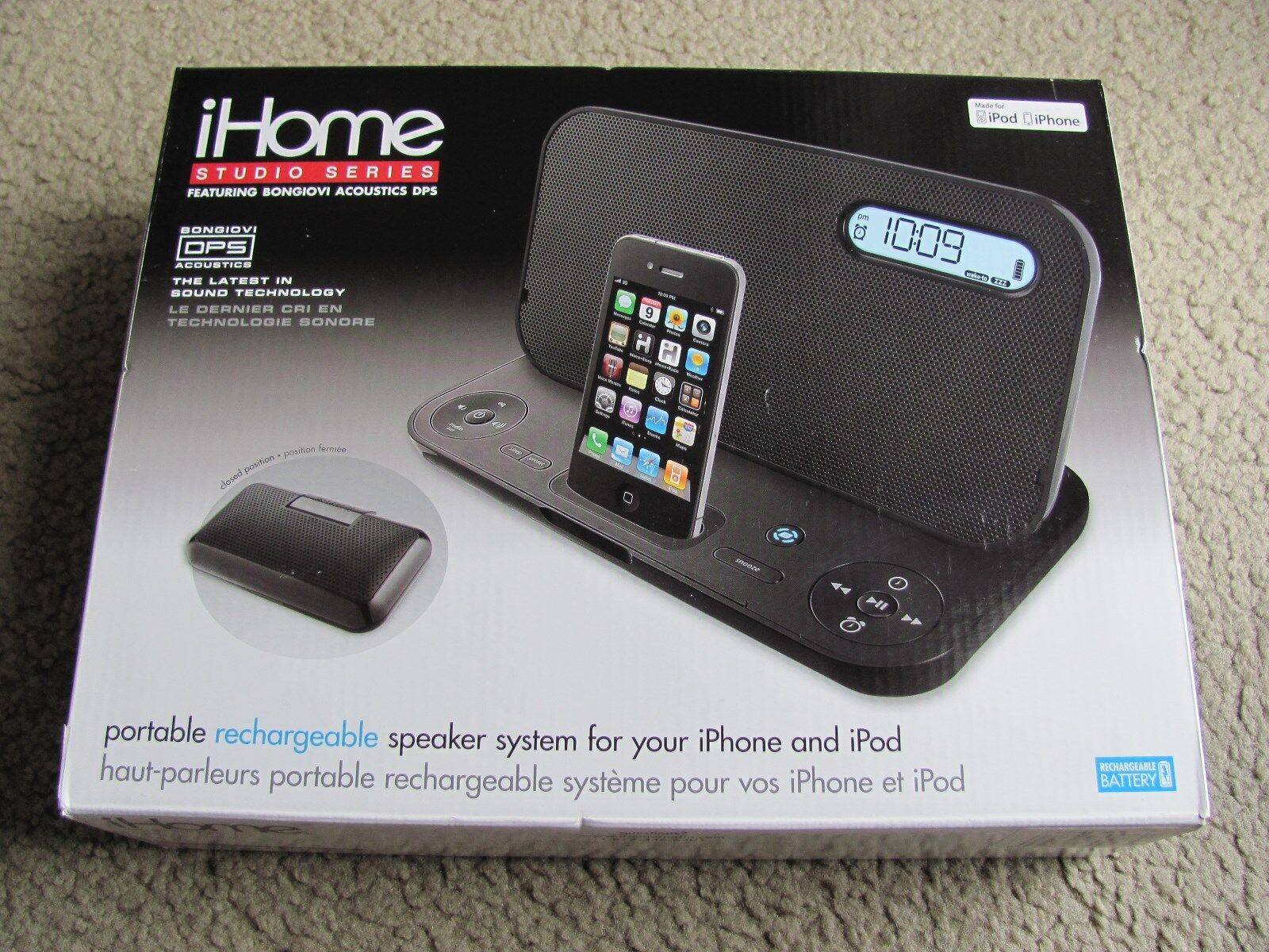 Bluetooth stereo system iHome Portable Stereo Rechargeable Speaker System