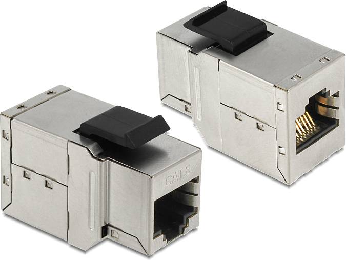DeLock Keystone Module Cat6 STP RJ45 - RJ45 F-F Adapter