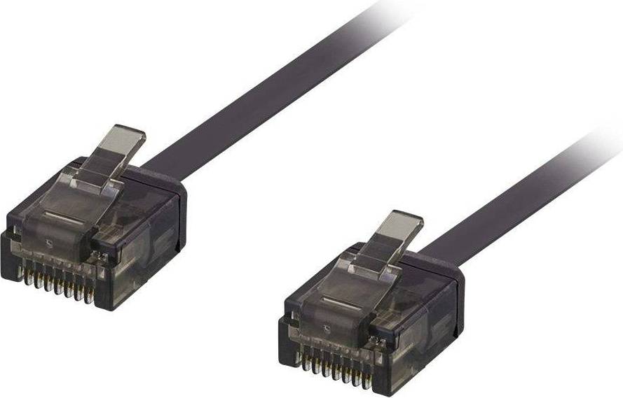 Flat U/UTP Cat6a RJ45 - RJ45 M-M