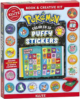 Pokémon Color-In 3D Puffy Stickers