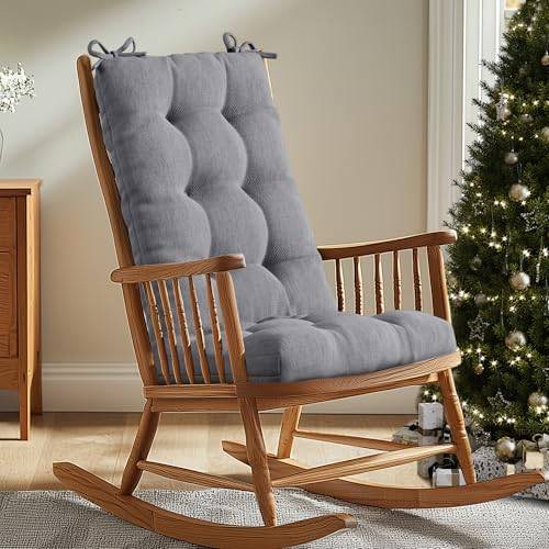 Replacement cushions for garden furniture Codi Rocking Chair Cushion Set Extra Large Garden Grey