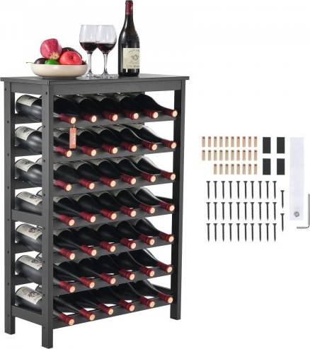 VEVOR 42 Bottle Modular 7-Tier Wine Rack