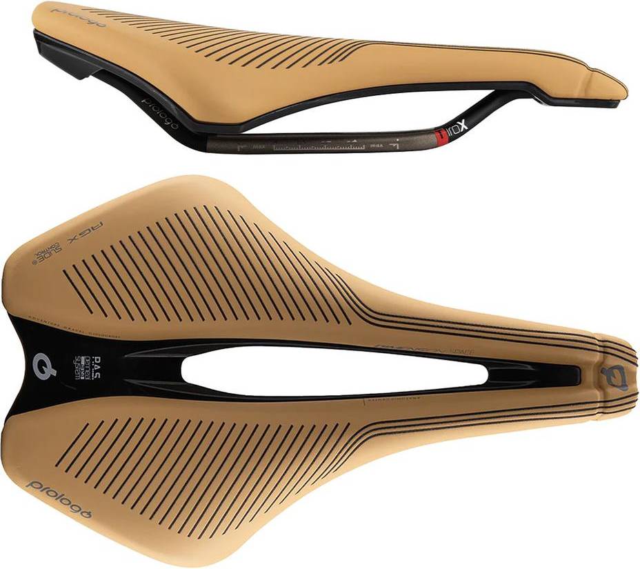 Prologo Dimension AGX Space With Slide Control Rails Tirox Sadel Light Brown