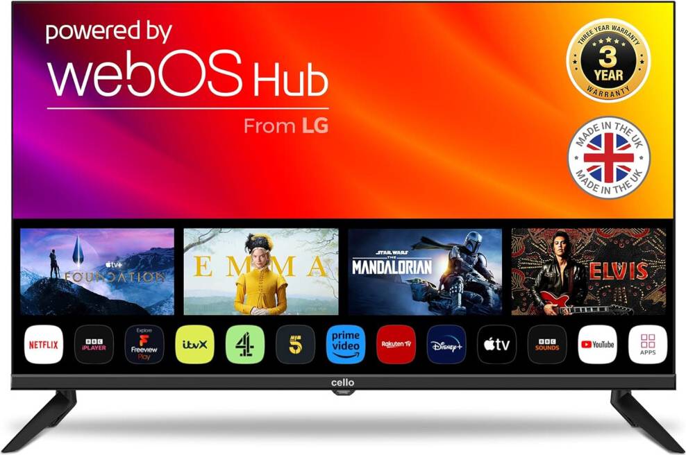 Cello C32WS Frameless LED Smart TV