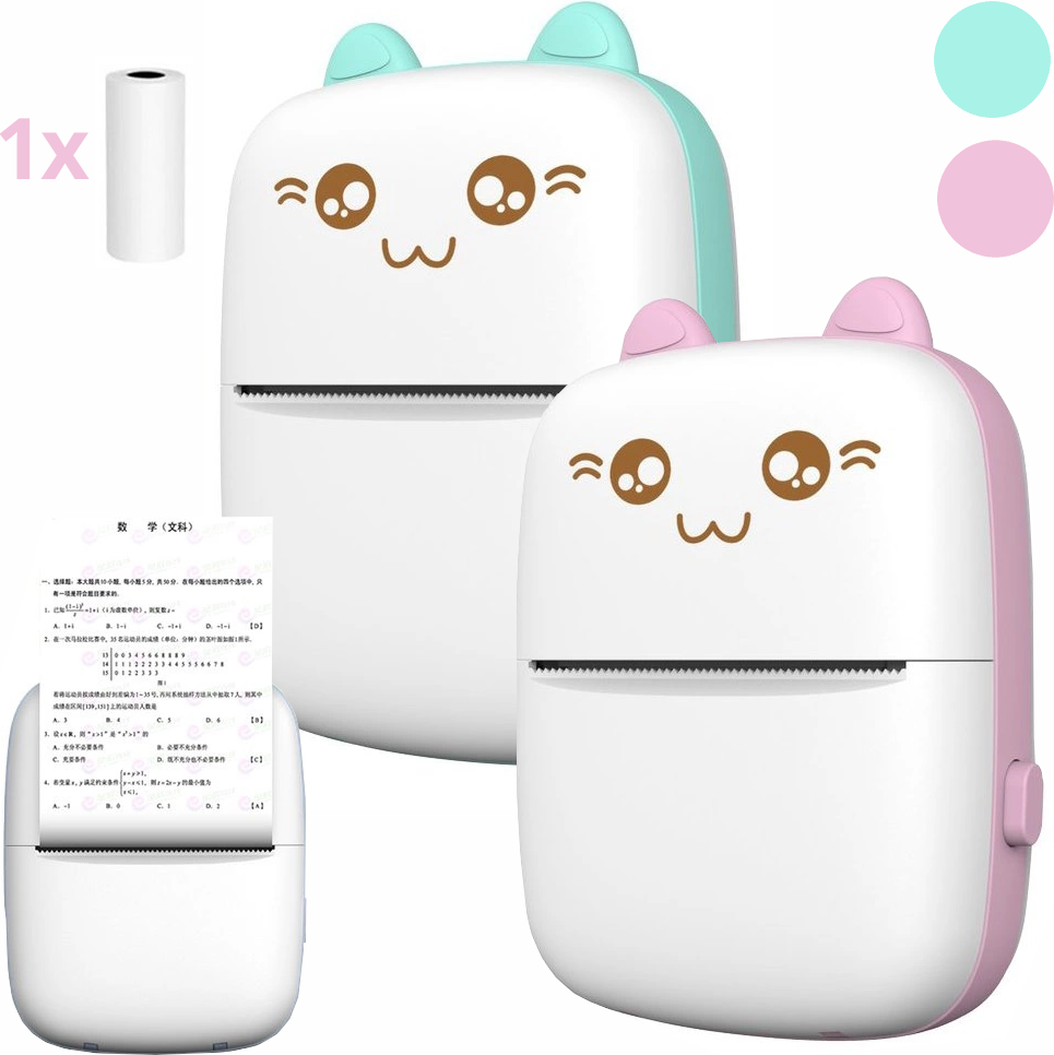 Mini Thermodrucker Bluetooth Rosa