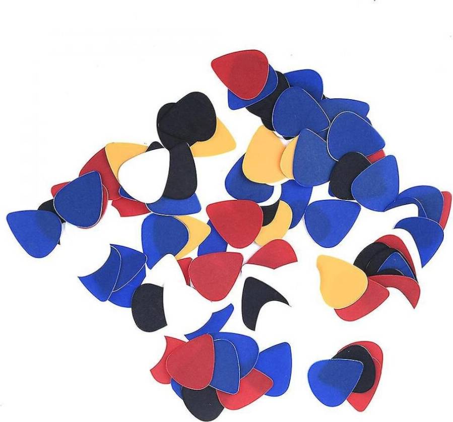 HKHBJS 100pcs Assorted Color Plectrums Guitar Picks