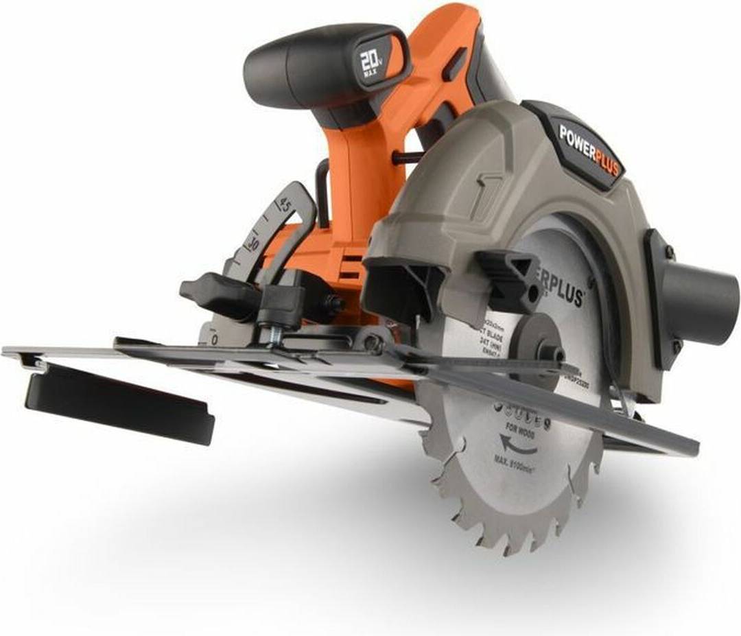 PowerPlus Dual Power Rundsav 20V 165mm