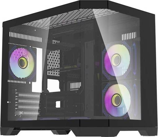 Micro atx case darkFlash FT418 Computer Case with 6 Fans