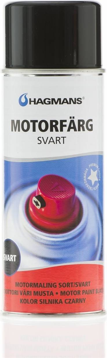 Motormaling Sort 400 ml