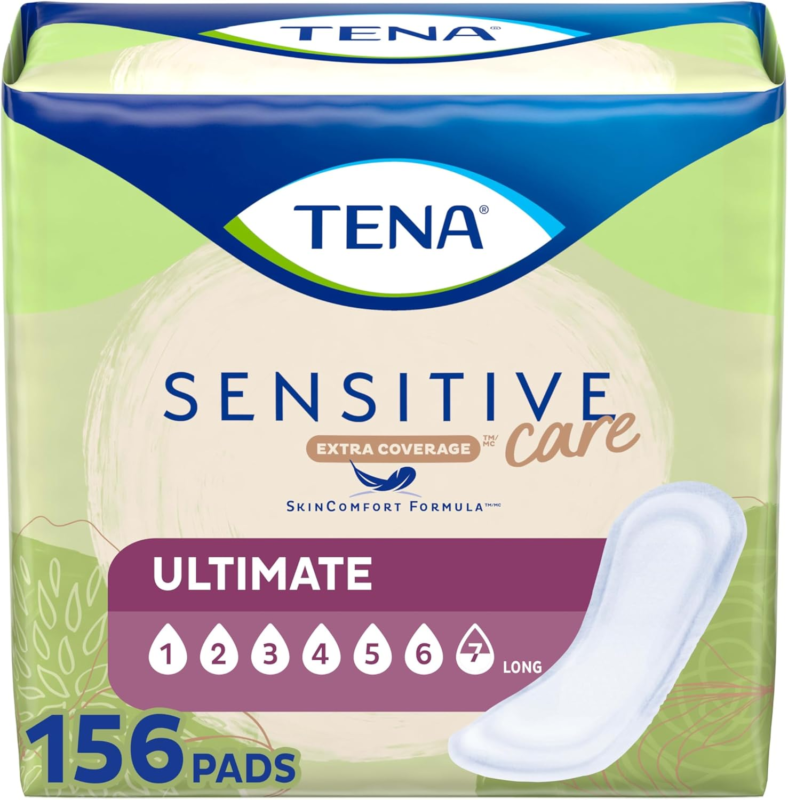 Incontinence Pads Bladder Control 156 Count