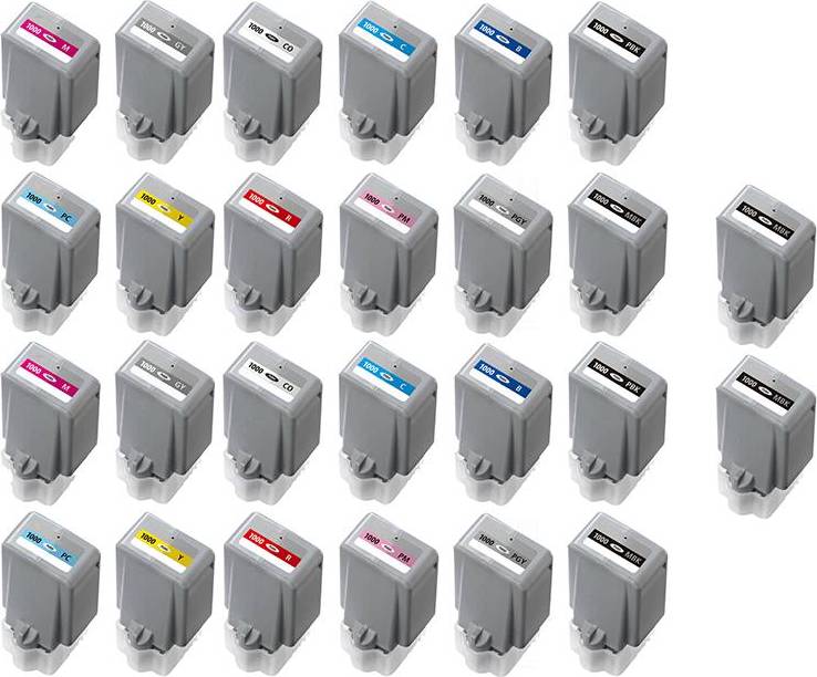 Canon Compatible imagePRO-1000 Printer Ink Cartridges - Multipack