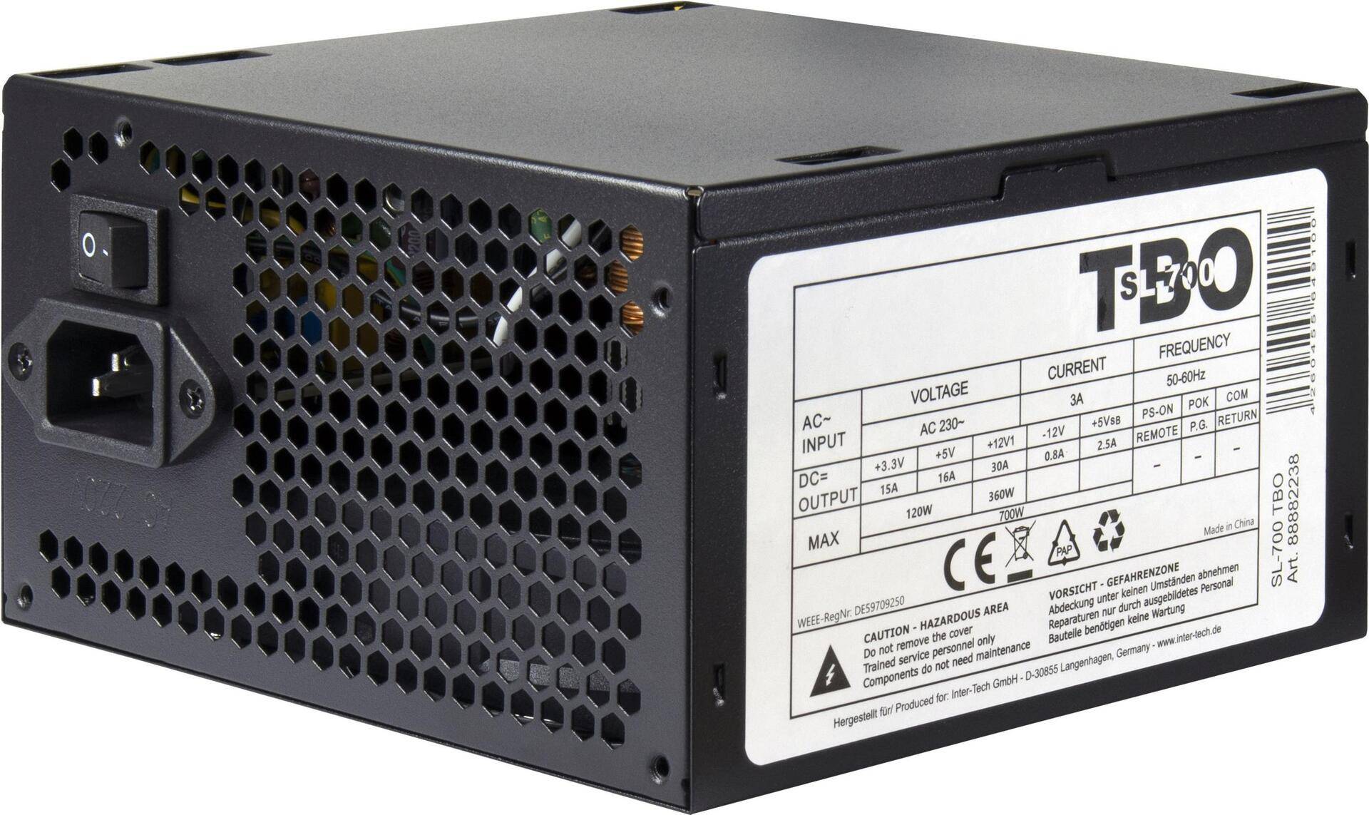 Inter-Tech Intertec SL-700 Plus ATX Netzteil