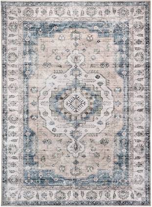 Delara Delara Machine Washable Area Rug 3' x 5'