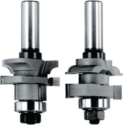 Router bit set Makita 733336-A Router Bit Set - 2 Pieces