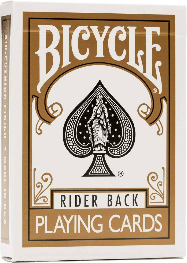 Bicycle Gold Rider Back Playing Cards