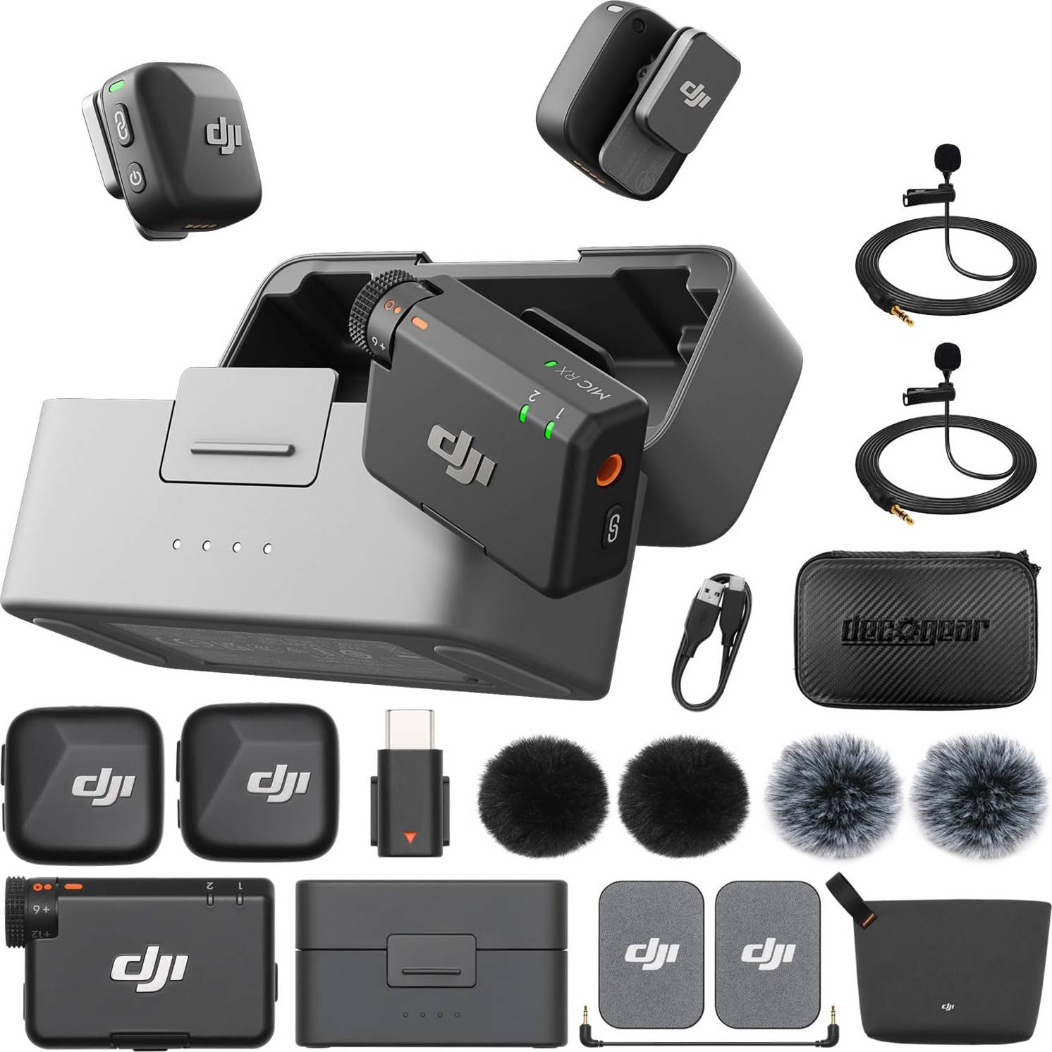 Dji mic DJI Mic Mini 2 TX + 1 RX + Charging Case