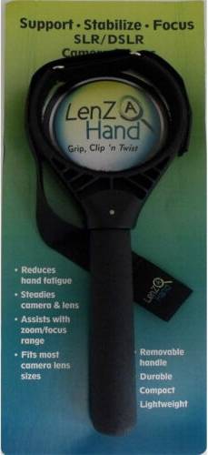 Lenz-A-Hand Camera Lens Grip Support Stabilizer