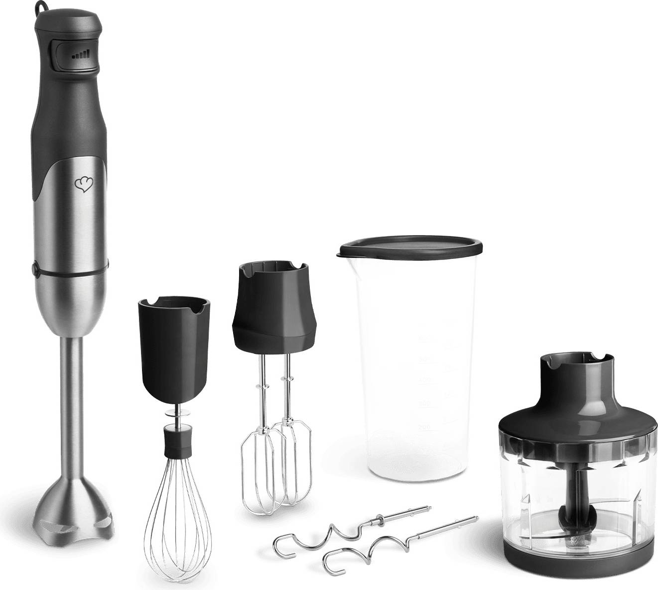Stavmixer 800w Springlane Rostfritt Stål Sam Mixer Set 800 W