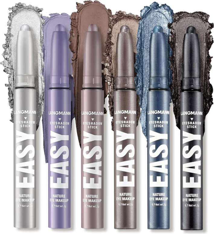 Waterproof Multi-Color Eyeshadow Pen Set - Yellow