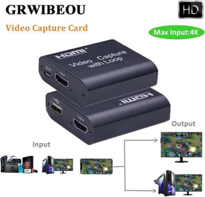 Video capture GRWIBEOU Video Capture Card 4K