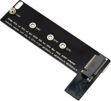 Pci Express Card Riser Adapter Nvme M.2 Ssd To Mini 2014 Late A1
