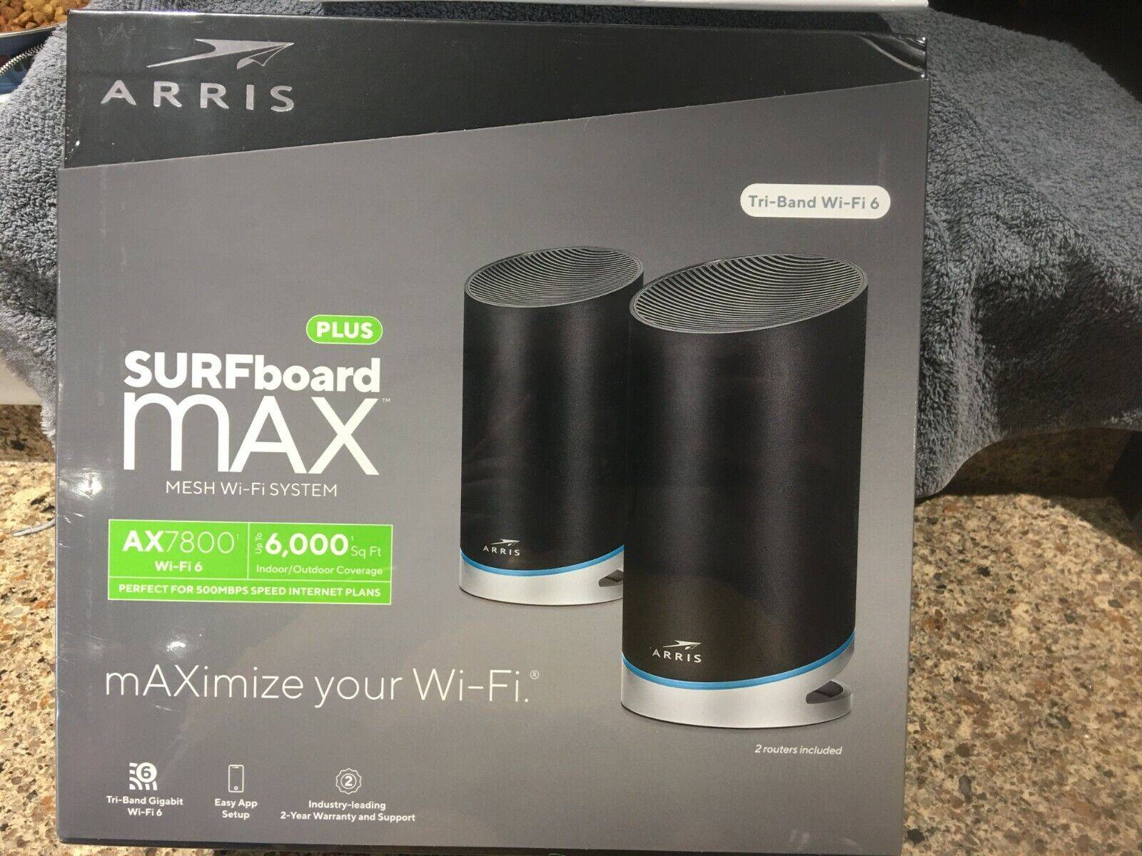 Surfboard Max Plus AX7800 Router System