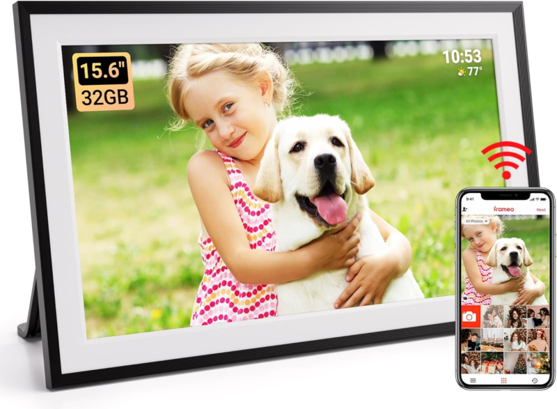 Digital picture frames 15.6 Inch Large Digital Picture Frame