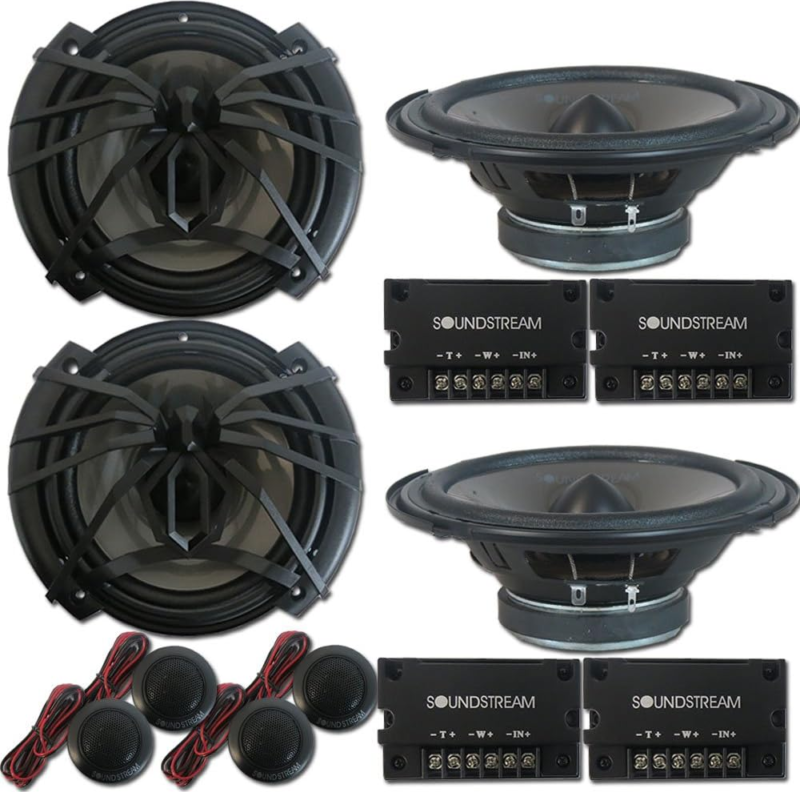 6.5 car speakers component Soundstream SoundStream AC.6 6.5 Inch Car Audio Component Speaker