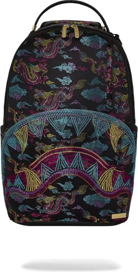 Embroidered Dragons Rucksack - Mehrfarbig