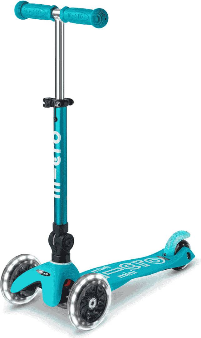 Mini Deluxe Plegable LED Patinete 3 Ruedas