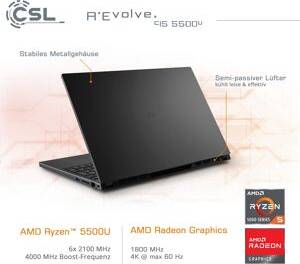 CSL R'Evolve C15 Notebook 4000 GB SSD