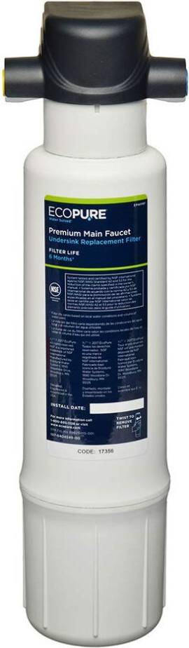 EcoPure Under Sink Water Filtration System