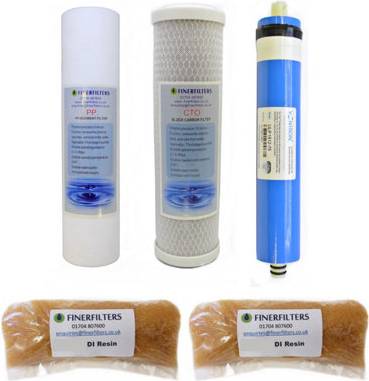 Finerfilters 10 Inch Drop In Replacement Water Filters
